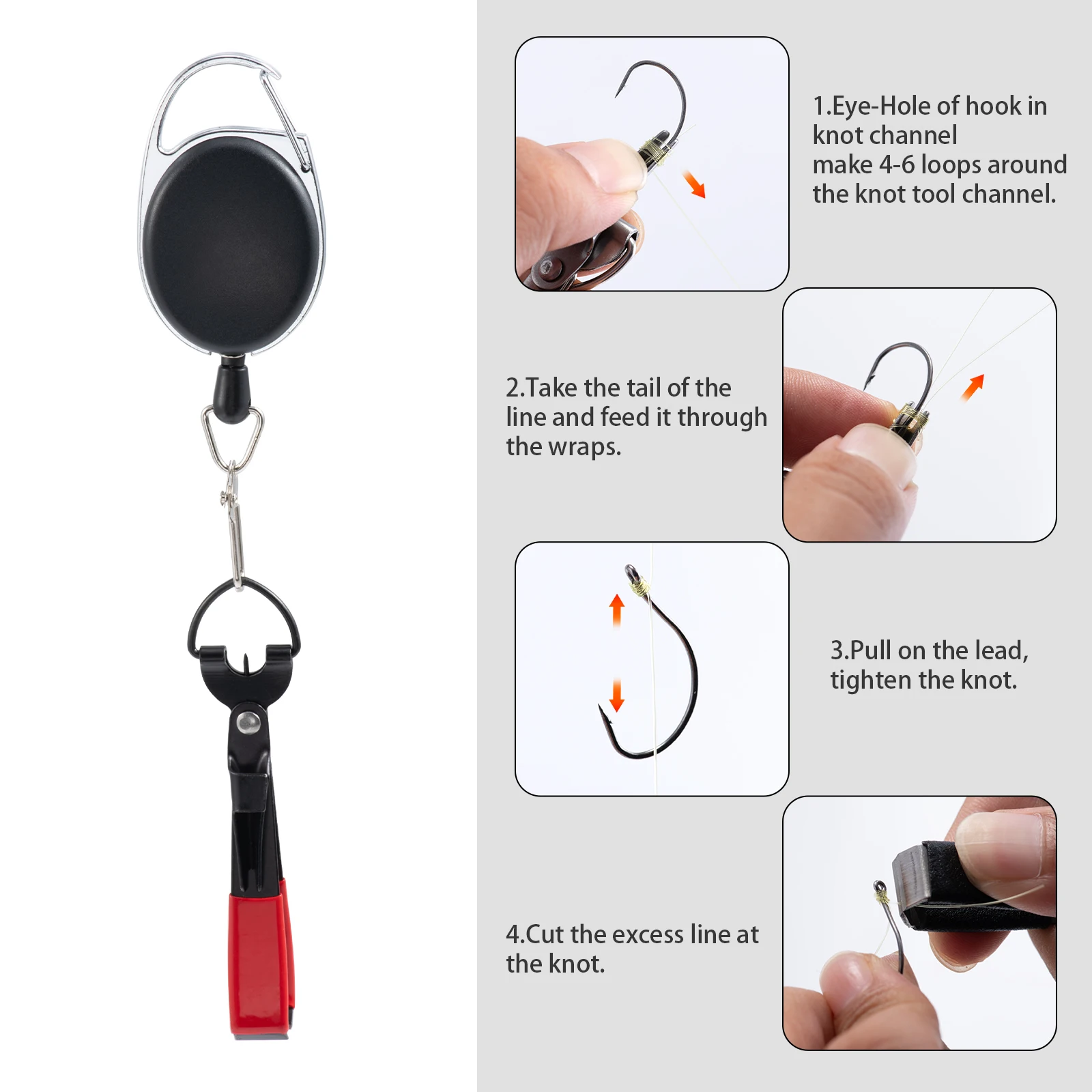 Fishing Knot Tying Tool Kit wi - đánh giá và giá Fishing Hook Sharpener