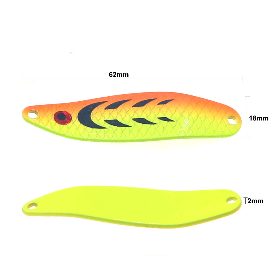 Mồi Câu Cá Kim Loại Thìa Cứng  - đánh giá và giá Fishing Hook Treble
