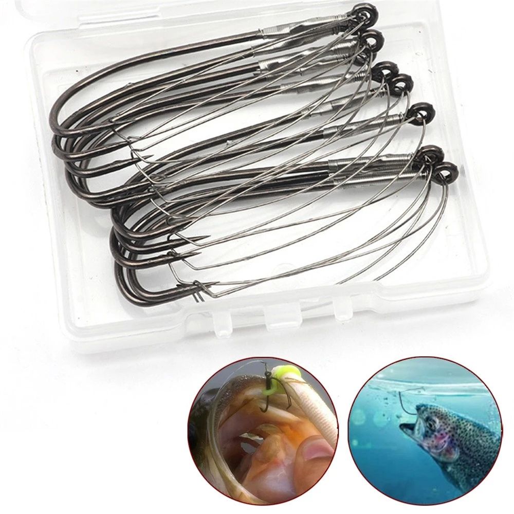 Fishing Tackle High Carbon Ste - đánh giá và giá Fishing Hook Weedless