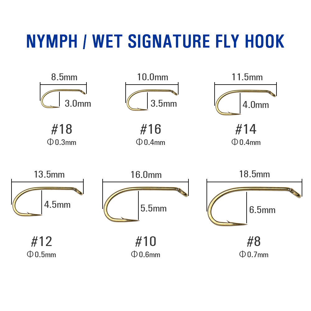 Mustad 30 Chiếc Đồng Xong Nymp - đánh giá và giá Fishing Hook Barbless