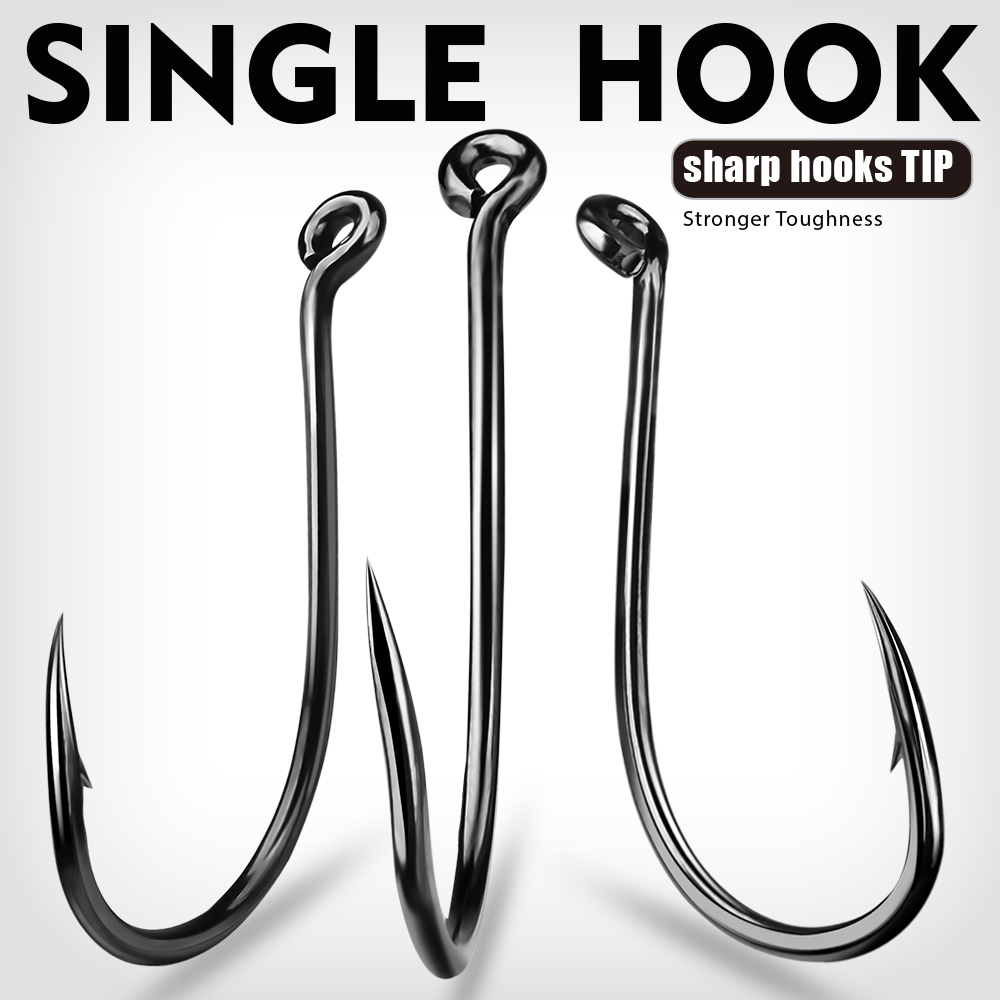 KATYUSHA 10 Chiếc Pike Jigging - đánh giá và giá Fishing Hook Offset