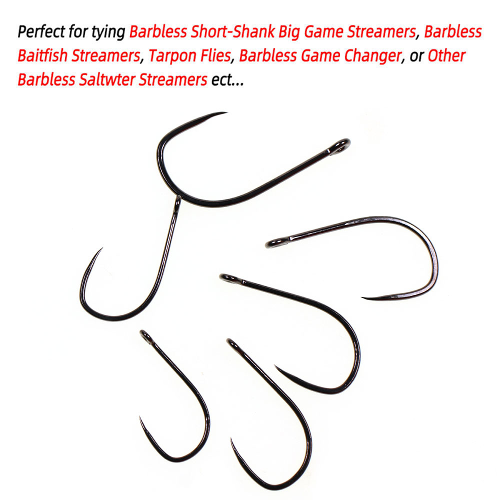 20pcs #1 1/0 2/0 3/0 4/0 5/0 S - đánh giá và giá Fishing Hook Barbless